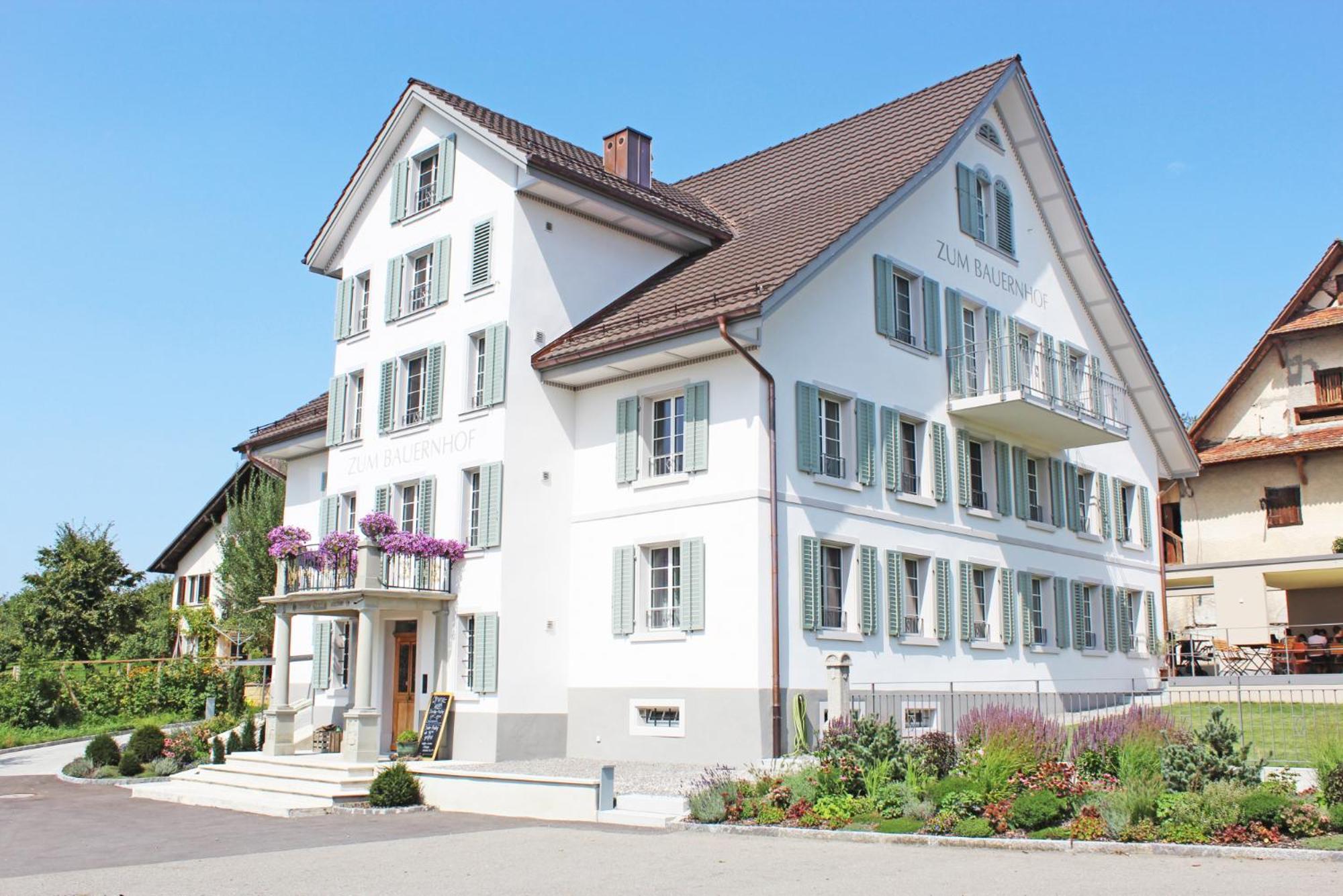 Gasthaus Zum Bauernhof Oberlunkhofen Dış mekan fotoğraf